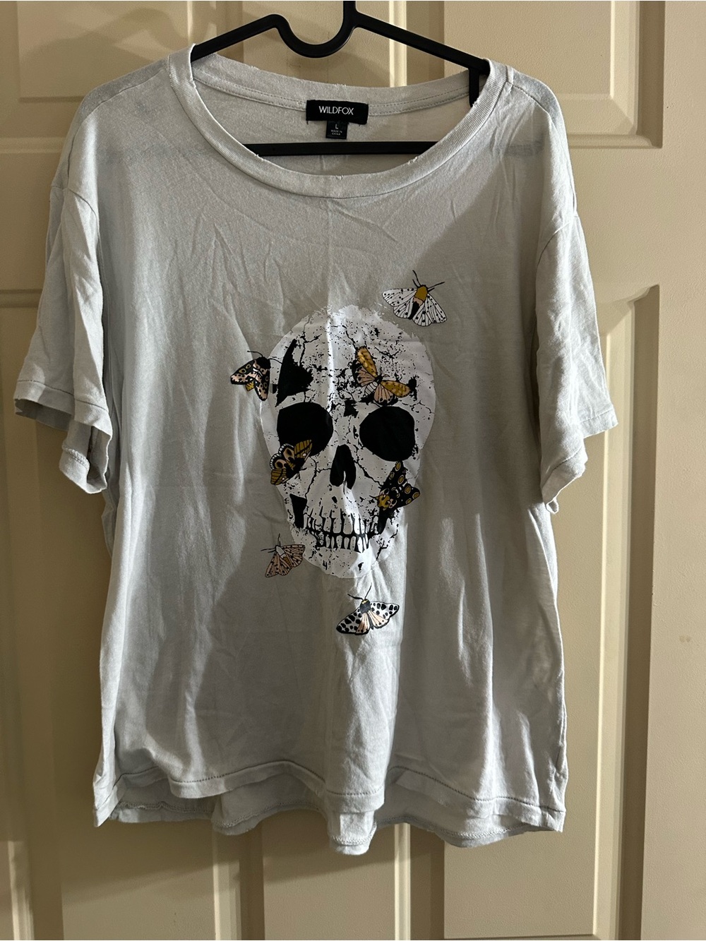Wildfox Light Gray Crewneck Tee